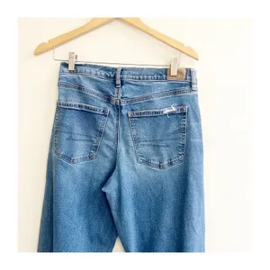 American Eagle Super High Rise Baggy Straight Leg Jeans Womens 6 Strigid thumbnail 7