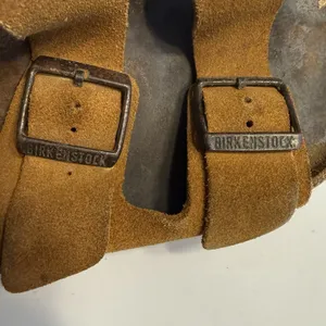 Birkenstock Arizona Suede Brown Sandals Vintage Sz 39 (8-8.5) Women's thumbnail 8