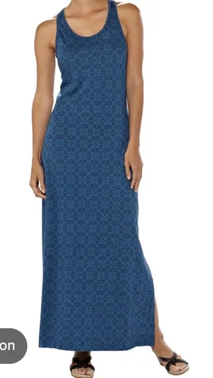 Patagonia Kamala Maxi Dress Organic Cotton Tencel Racerback Size Small thumbnail 1