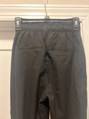 Abercrombie & Fitch Women’s Black Size XXS Linen Blend High-Rise Wide Leg Pants thumbnail 5