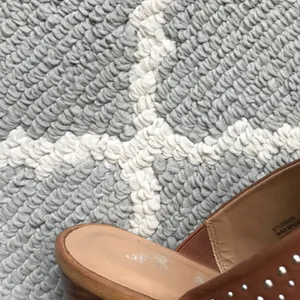 Francesca’s studded cognac block heel mule sandal Brown Size 7.5 thumbnail 8