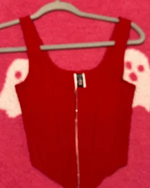 Mystique Boutique Red Crop Top thumbnail 1