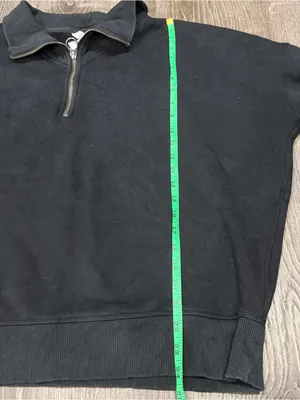 Athleta Black Cozy Karam 1/4 Zip Pullover thumbnail 12
