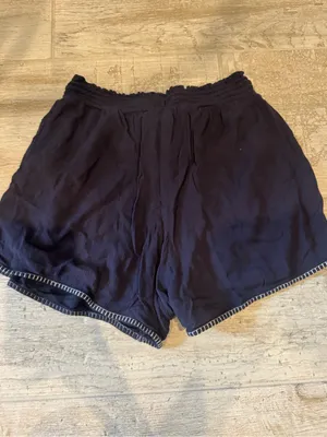 Gap Navy Blue Embroidered Drawstring Lounge Shorts thumbnail 5