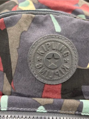 Kipling Paola Mini Backpack Camo‎ Tonal Design Compact Lightweight Blue Gray thumbnail 2