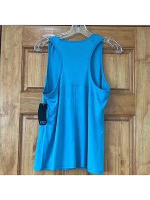 AB3 Blue UV Protection Moisture Wicking Quick Dry Stretch Tank Athletic Outdoor thumbnail 2