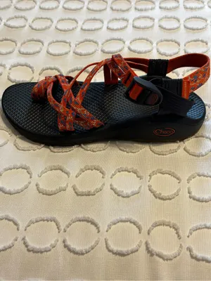 Chacos Z2 X Cloud Sandal in Botanic Spicy Orange size 9 thumbnail 5