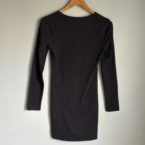 Reformation Cally Stretch Organic Cotton Long Sleeve Dress thumbnail 3