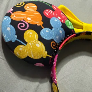 Disney's Mickey Mouse Balloon Ears Headband with Yellow Cotton Bow thumbnail 6