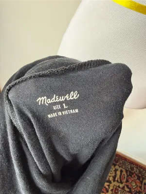 Madewell Black Whisper Cotton Turtleneck thumbnail 4