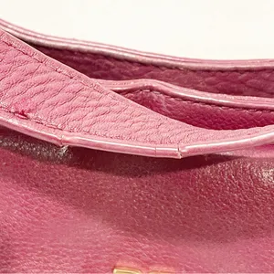 Tory Burch‎ Burgundy Mercer Slouchy Leather Hobo Bag thumbnail 3