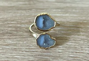 Gemstone wrap ring thumbnail 1