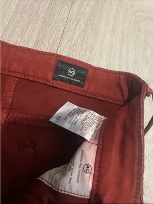 Ag Adriano Goldschmied Rust Red Slim Jeans thumbnail 2