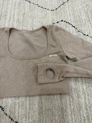 Bo+Tee Steve Long Sleeve Crop Top thumbnail 2