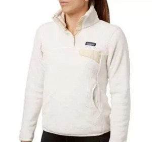 Patagonia Snap T Fleece Pullover Cream size small thumbnail 1