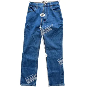 Abercrombie & Fitch Womens Ultra High Rise Straight Jeans Size 25 (0) Blue 90s thumbnail 6