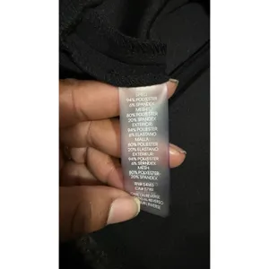 Calvin Klein Womens Black Fit and Flare Dress Mesh Hem Size 10 thumbnail 5