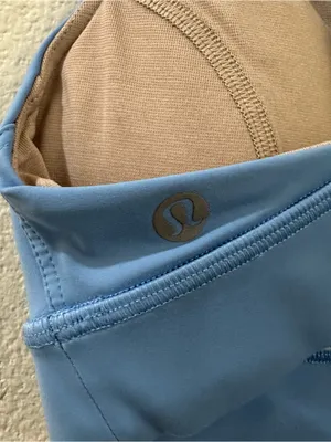Lululemon Fast & Free Bra Nulux Sports Bra‎ Size 2 Aero Blue thumbnail 7