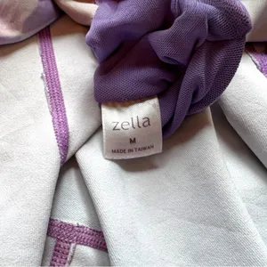 ZELLA Purple Geometric Print Active Shorts - Size Medium thumbnail 8