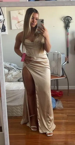 DDMINE Champagne Corset Gown thumbnail 2