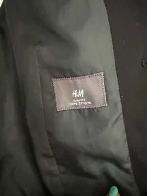 Black Slim Fit H&M Vest thumbnail 3