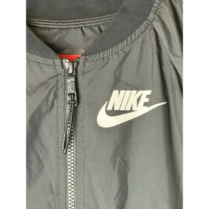 Nike Tech Hypermesh‎ Bomber Jacket Women XS Black Windbreaker Athletic Gorpcore thumbnail 8