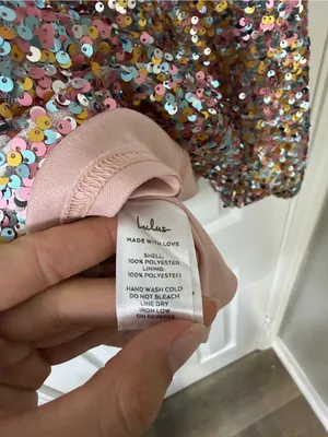 Lulus Crave it Like Candy Pink Multi Sequin Puff Sleeve Mini Dress‎ Concert thumbnail 8