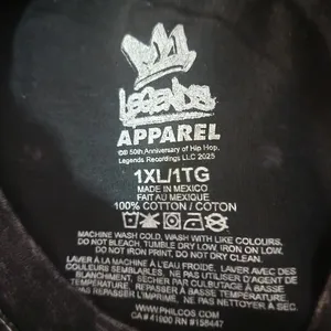Legends Apparel, Saweetie Icy Girl Hip Hop 50th Anniversary Shirt, Size 1X-Large thumbnail 3
