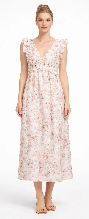 Munthe. Hives Silk Blend Floral Dress.‎ thumbnail 1