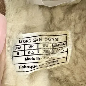 UGG Australia Dakota Suede Fur Lined Slip On Moccasins Loafers Chestnut Size 8 thumbnail 7