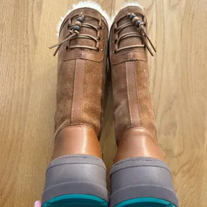 UGG Klarissa Chestnut Leather‎ Thinsulate Shearling High Boots Size 6 thumbnail 7
