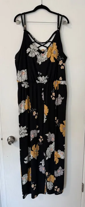 Maurices Floral Jumpsuit thumbnail 1