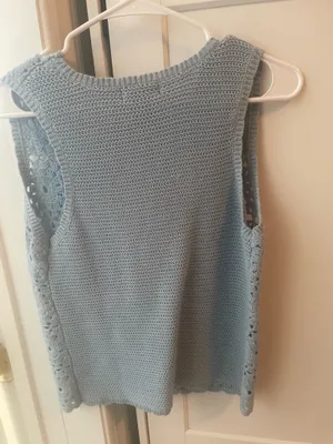 Knit blue tank top Nordstrom Rack thumbnail 5