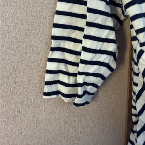 FINAL MARKDOWN Express Black and White Striped Top medium thumbnail 3