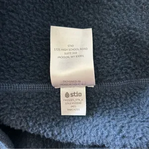 Stio Sweetwater Fleece Sweater Knit Pullover Hoodie Medium Granola Gorpcore thumbnail 9