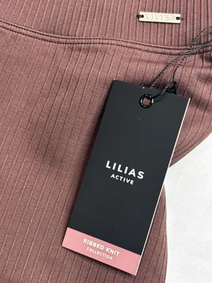 Lilias Active The Ribbed Knit Collection Crop Tank Top And Leggings Set thumbnail 3