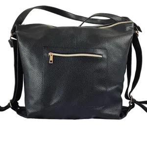 Black Vegan Leather Bag thumbnail 4