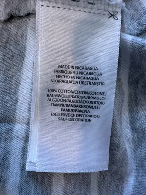 Polo by Ralph Lauren Gray and White Striped Midi Tee Dress thumbnail 6