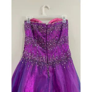 Previous Formals Blue‎ Prom Dress A Line Formal Gown Size 4 Princess thumbnail 5