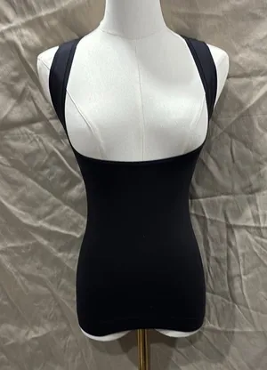 Maidenform Black Square-Neck Shaping Tank thumbnail 1
