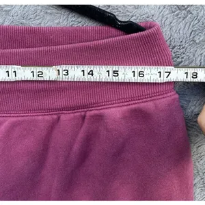 Nike Phoenix Fleece Oversized Baggy Sweatpants Joggers Size L Maroon Purple thumbnail 9