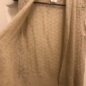 No Boundaries Y2K Wool blend open sweater vest thumbnail 4