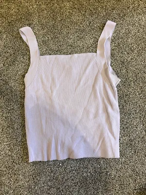 Purple tank top square neck thumbnail 2