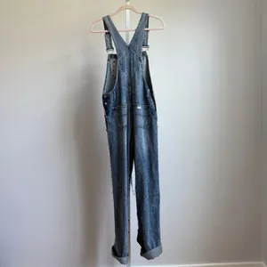 Carmar sz S blue distressed cutout cottagecore Denim Overalls‎ thumbnail 9