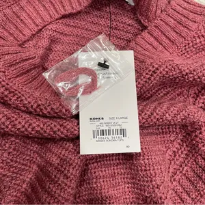 NWT Sonoma Pink Crew Neck Sweater thumbnail 6