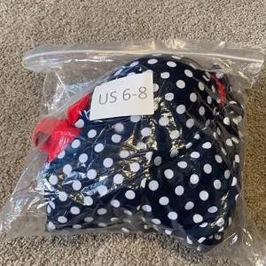 Women’s Swimsuit Bathers Halter Neck Boy Leg with Polka Dots Size 6-8 NEW thumbnail 11