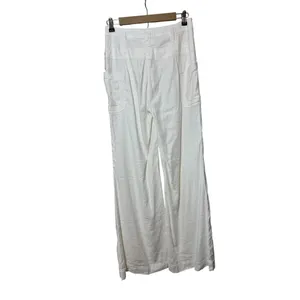 NWT Anthropologie White Cargo Pants NWT Sz. 27 thumbnail 4