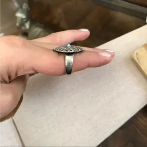 Turquoise Boho Ring 7.8 thumbnail 4