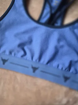 Under Armour Blue Sports Bra thumbnail 4
