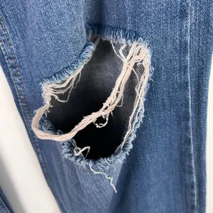 NWT Subdued Wide Leg Jeans Ripped Distressed High Rise Size 2 NEW thumbnail 4